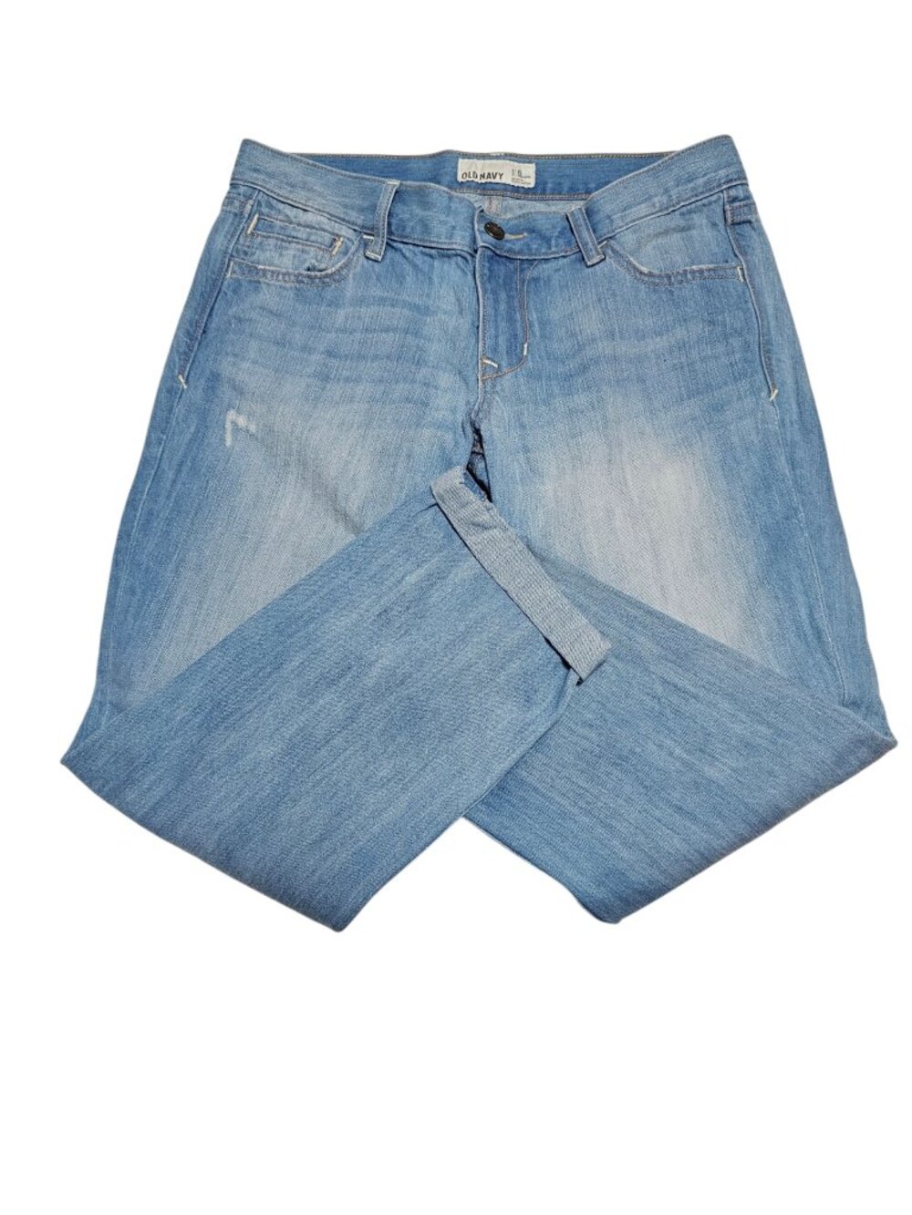 Old Navy Vintage Distressed Cropped Jeans Size 6